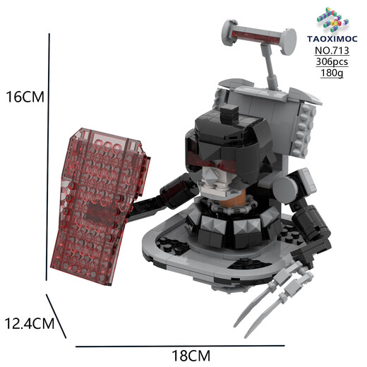 Grenzüberschreitende Spezial-Toilettenmann-Baustein Uhr Mann Titan Elektromüter Dragon TV Man Puzzle Montage Spielzeug Abbildung 679 Stärkung der Toilettenarzt
