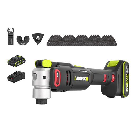 Wuxwaces Máquina multifunción sin escobillas WU698 WU698 Batería de litio Máquina de decoración de la batería Corte y molienda Herramientas de carpintería Collection WU698 Bare Machine
