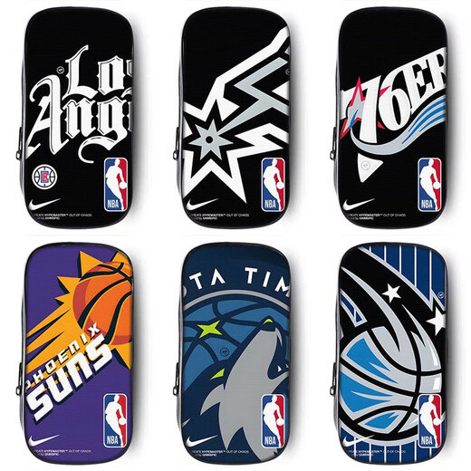 
Bixi NBA basketball pencil case elementary school student pencil case junior high school student pencil case boy boy boy style boy canvas pen bag ZQ11303