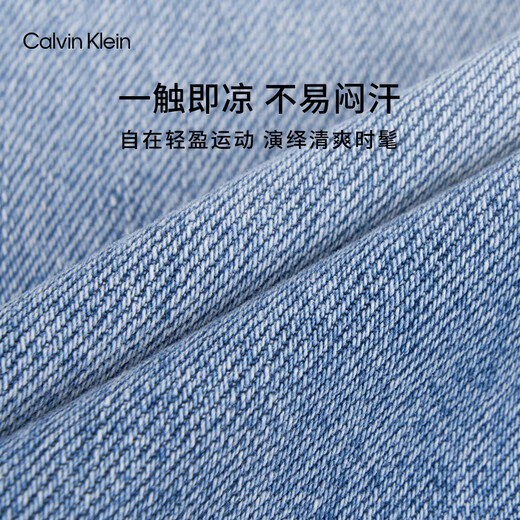 Calvin KleinJeans【凉感】【复刻90系列】25春夏女ck复古直筒牛仔裤47AB719 RDA-牛仔浅蓝 29