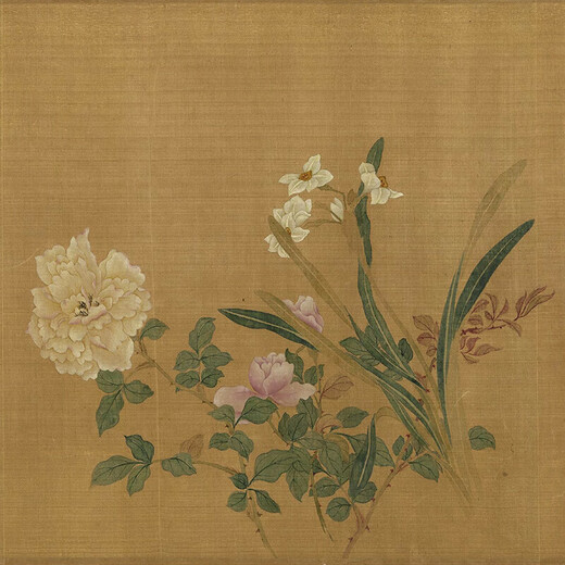 Livre authentique auto-opéré Wang Yuan Picture de fleur ancienne fleur et peinture d'oiseau Pain de main de la main de la main de la main de la main de la main de la main de la main de la main