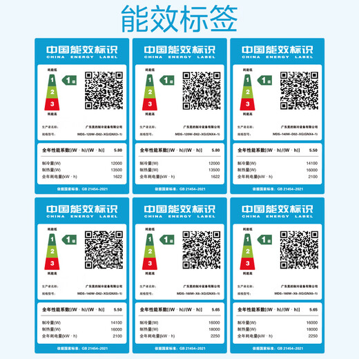 Midea central air conditioner, one to four, one to five, one to three, Samsung light multi-split, new level energy efficiency, full DC frequency conversion, smart cleaning MDS-120W-D02-XG (GNX4-1) Starlight large 6 horses, one to five, first level energy efficiency, four rooms and two living rooms 130 (new style)