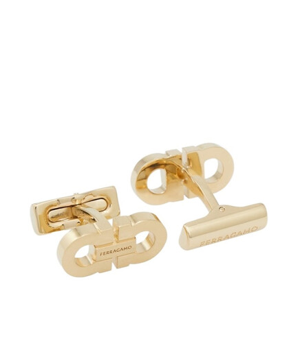 Ferragamo 25fw Doppelgancini Manschettenknöpfe Herrenfarbe 770385 Universelle Größe