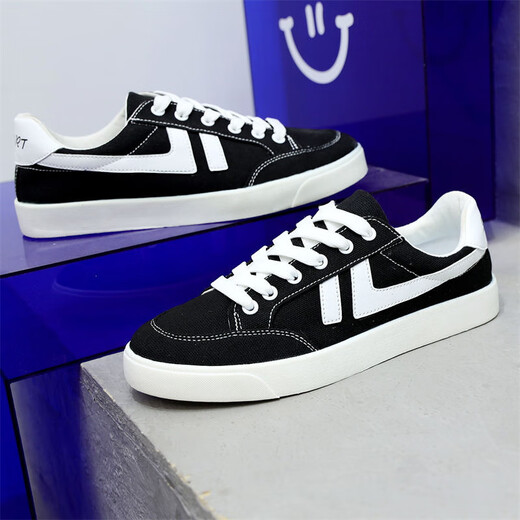 Wang Zhibu Canvas Shoes Мужская весенняя и осенняя модная повседневная ботинка
