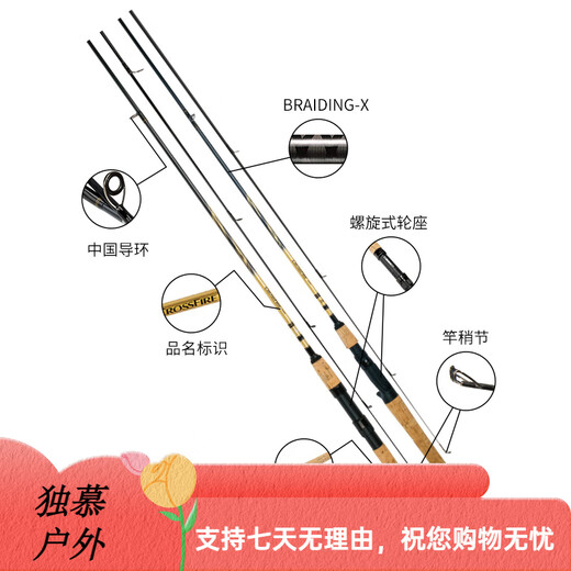 达亿瓦（DAIWA） CROSSFIRE 路亚竿入门路亚杆钓竿路亚钓鱼竿 进口路亚 682mlbcs(中软调枪柄) 2.03m