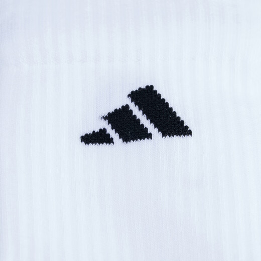 Chaussettes adidas occasionnelles chaussettes masculines chaussettes de femmes pour femmes et femmes quatre saisons universelles à trois paires chaussettes en sutume en sutume en sutume en coton polyvalent jc9273 / white xs