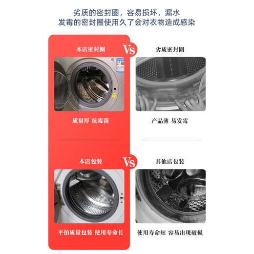 适用美的小天鹅滚筒洗衣机配件大全门密封圈门封胶圈橡皮圈垫原装 25号原装3883门封圈 适用美的/小