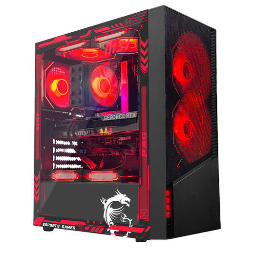 MSI 15th generation super new product U5 230F/14600KF/RTX5060Ti/4070 family bucket host Delta game live broadcast design desktop assembly computer DIY complete machine i5 12490F+4060 8G-Longshen Standard Edition