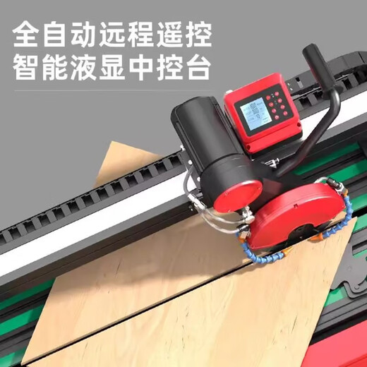 Shijing Fully Automatic Ceramic Tile Cutting Machine Desktop Cutting Machine Stone Rock Slab 45 Degree Dust-Free Chamfering Machine Grooved Edge Integrated Shijing 9201A-1800 Electric Ceramic Tile Cutting Machine