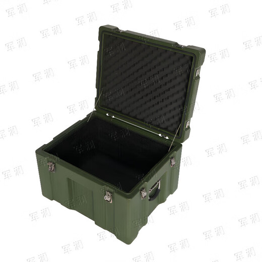 Junlan rotational molding box 600*500*400mm rotational molding box portable equipment box supply box precision instrument box airdrop box military green equipment box JL-GSX003