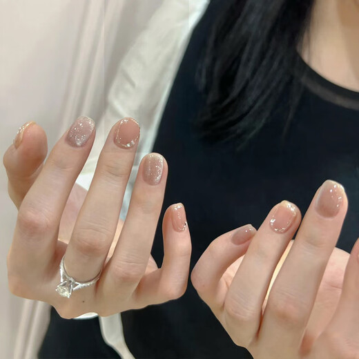 Mein siebentägiger handwächstes Nagel Großhandel Kristallstein Katze Auge Kleine rote Buch Whitening Nails können gefälschte Nägel bis 1047 Kristallpurpur Schmetterling Phototherapie Klebermodell abgelöst werden