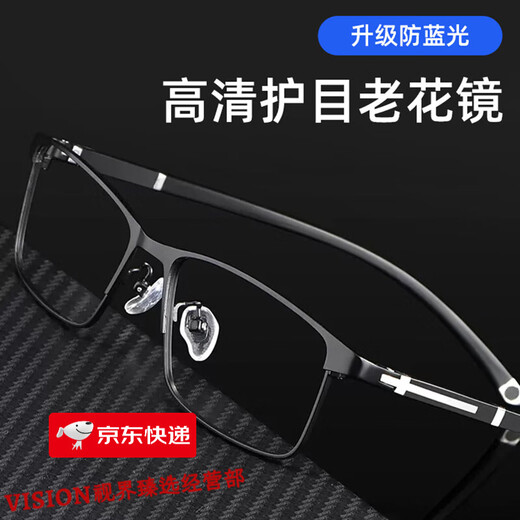 Shery Deutsche intelligente Lesebrille für Männer mit langen und nahezu hochauflösenden Anti-Blau-Licht-tragbaren alten Brillen für ältere, hochwertige echte Produkte für enge Betrachtung, Anti-Blau-Licht und Müdigkeit, Presbyopia +100 Grad '[empfohlen unter 46 Jahren]