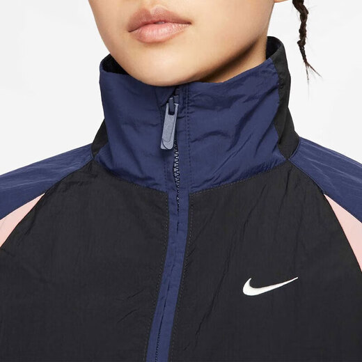 Nike (Nike) Chaqueta Femenina NUEVA Running Fitness Sportswear de moda Collar a prueba de viento Casco casual HV4030-410 HV4030-410 S