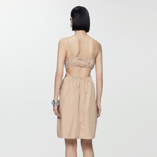 JNBY [Même modèle dans le centre commercial de shopping] 24 Été Nouvelle robe Sous-manche sans manches 5O6G14420 674 / POUDRE GARI