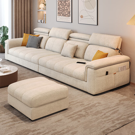 
Youkaji multifunctional sofa living room 2025 new Chenille fabric sofa small apartment simple furniture 115# 2.1 meters