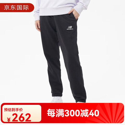 NEW BALANCE New BalanceNB official men's and women's fitness sports leggings couples casual trousers UP21500 BK black 170