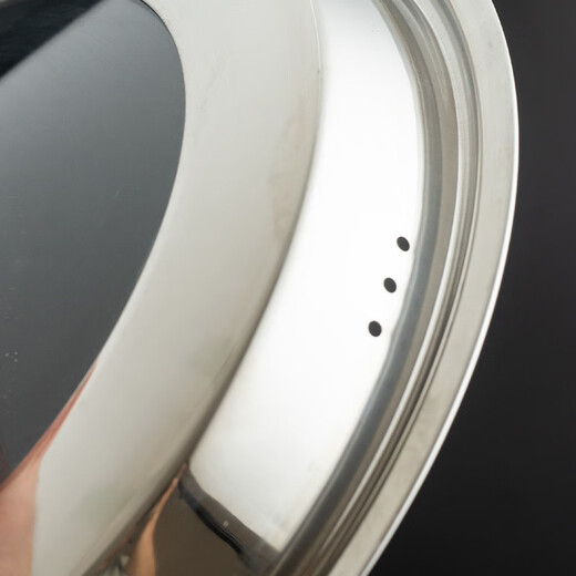 Ye Yu Te thick 304 stainless steel wok lid combination lid household tempered glass lid transparent visible pot lid iron pot lid 304 (can stand handle) 36cm (actual outer diameter 35cm)