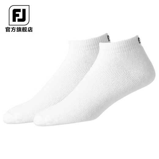 FOOTJOY高尔夫男士短筒舒适球袜FJ三双装618 黑色15276(三双装) 均码