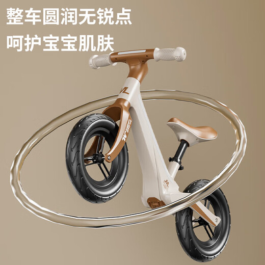 Kinderbalchenbike 3-10 Jahre altes Einstiegs-Schleimbike 2-in-1-Kinderbike-Baby-Kleinkindspielzeug Kinderwagenballe Bike Erststufe Pneumatic Wheel 12-Zoll-Kirschblütenpulver