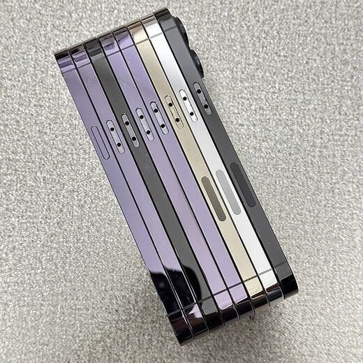 Apple 14ProMax original disassembly back cover glass middle frame back shell iPhone14Ppro shell assembly second-hand black 14pro National Bank 85 new with edge keys