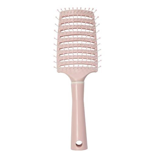 Shape fluffy ribs curved high skull hair care top large curved comb for women and men curly hair salon wide tooth hair smoothing massage comb ribs comb 2 random colors