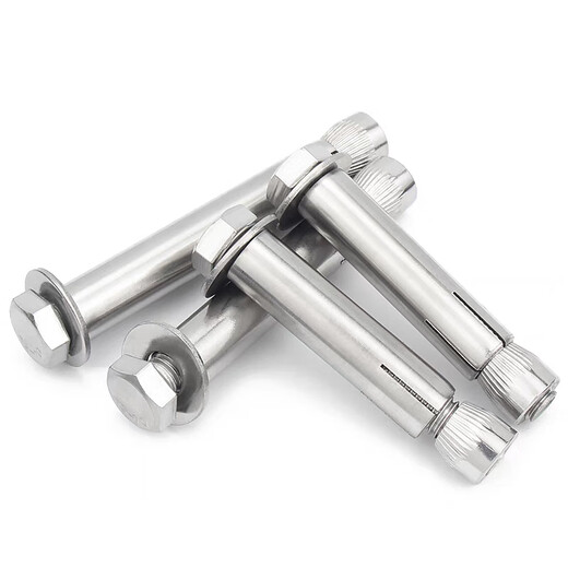 Jingxuan 304 stainless steel expansion screw external hexagonal internal expansion lengthened pull explosion internal forced built-in expansion tube m6m8m10 M6*40 (15 pieces) 304