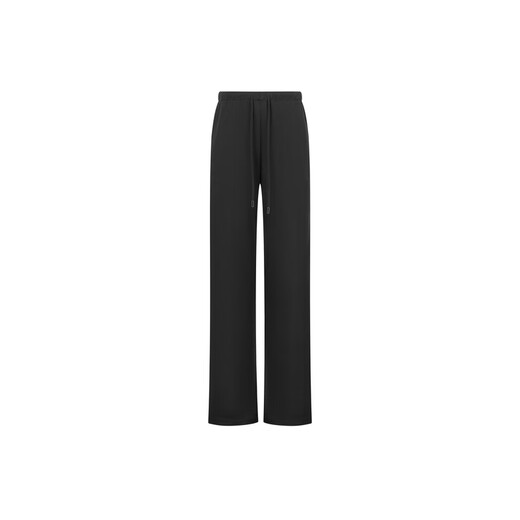 Meiyang (Meiyang) Ice Silk Casual Hosen Eiskalte ein Sommer Essigsäure-Strick-Hosen [Big 50] Schwarz (reguläre Ausgabe) m