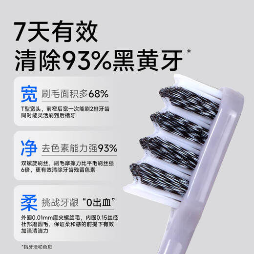 SOAO中硬毛高级牙刷男士专用去牙渍清洁烟渍成年人 特硬礼盒套装