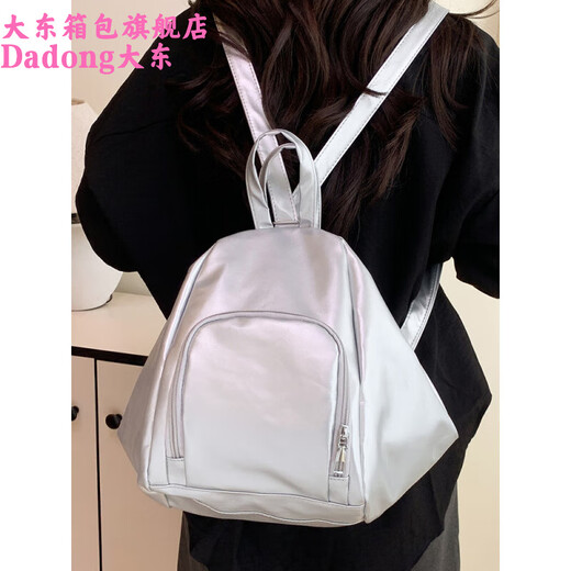 大东韩版森系百搭简约三用双肩包女2025年新款旅行背包休闲潮学生书包 棕色
