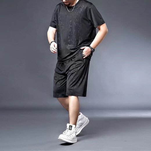 Jiaojing 300jin [Jin ist 0,5 kg] Fettes T-Shirt mit kurzärärmern