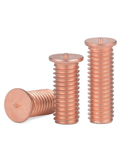 Jingong copper plated spot welding screw welding screw planting nail welding stud spot welding column M3M4M5M6M8M10L copper plated M3*12200 pieces