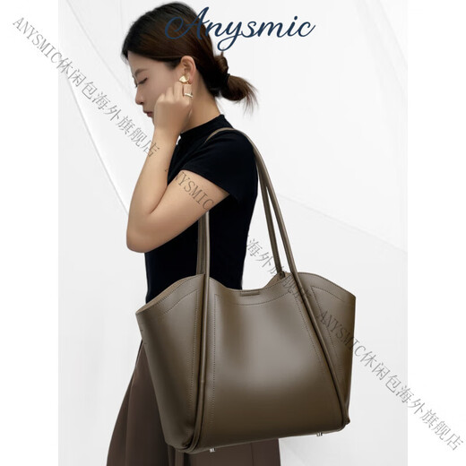 ANYSMIC包包女包奢侈品牌单肩包托特包女2025新款时尚优雅女包 黑色