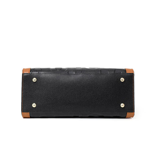 Bag de lujo Bag Women's Bag Bag 2025 Nuevo moderno y moderno de gran capacidad Caminador de un solo hombro Mochebuena marrón con negro (caja de regalo exquisita)