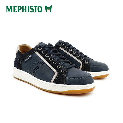MA Feishitu (Mephisto)/Ma Feishitu Herren-Leder-Retro-Board-Schuhe Schnüre-Resistant Casual Shoes Harrison 9892_1580 (Khaki) 39