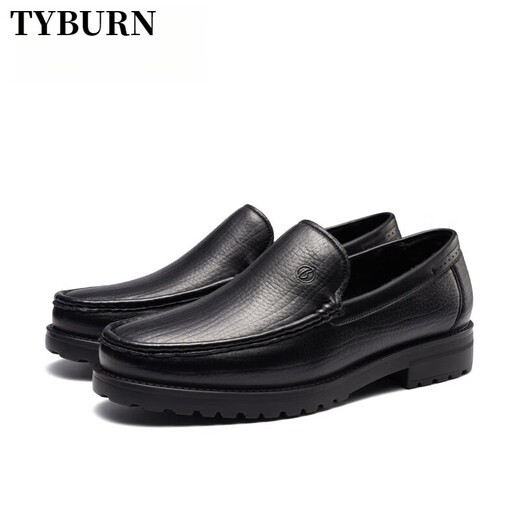 Tyburn Herrenschuhe Herbst und Winter Herrengeschäft formelle Lederschuhe Herren-Lederweichschäfer und Velvet Vaters Schuhe Dunkelbraun Vier-Jahreszeiten Model-E2T12108t 37
