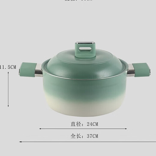 Lemeiya Ausgewählte Aluminiumlegierung Keramikglasur Nicht-Stick-Dampf-Wok-Kocher V9789 Cardburg Keramik Nicht-Stick-Kocher Set 3-Stück