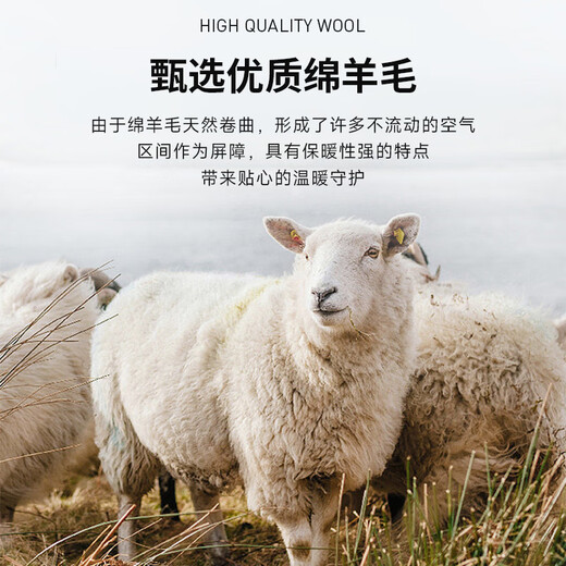 Shanshan 90% goose down cashmere sheep wool woolen coat men's mid-length detachable down business windbreaker jacket