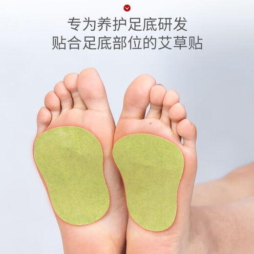 Enhanced version of Moisture Heavy Foot Patch to remove moisture, dispel cold and insomnia, improve sleep, mugwort and ginger warm foot patch, newly upgraded mugwort and ginger foot patch (applying to the sole of the foot is better than soaking the foot) 5 packs of 100 patches
