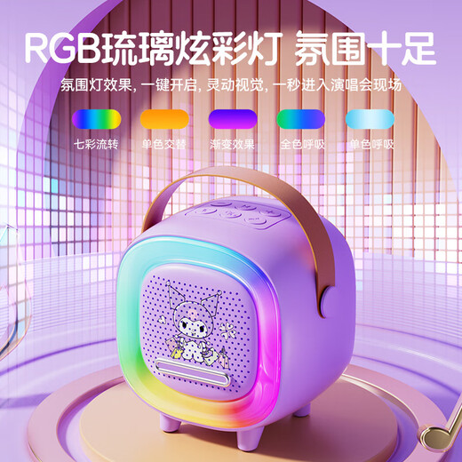 Lihuan Kulomi Micrófono para niños y audio Micrófono Integrado juguetes Regalos de cumpleaños para niñas 3-6 años 7-14 años