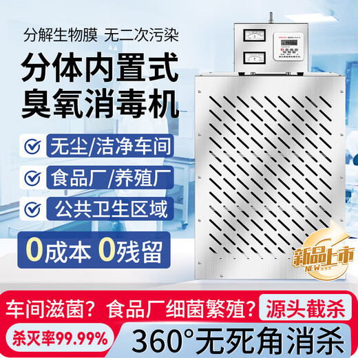 Fenrui built-in central air conditioning ozone sterilizer food factory workshop warehouse air purification ozone generator split built-in ozone sterilizer Delixi intelligent time control 80g