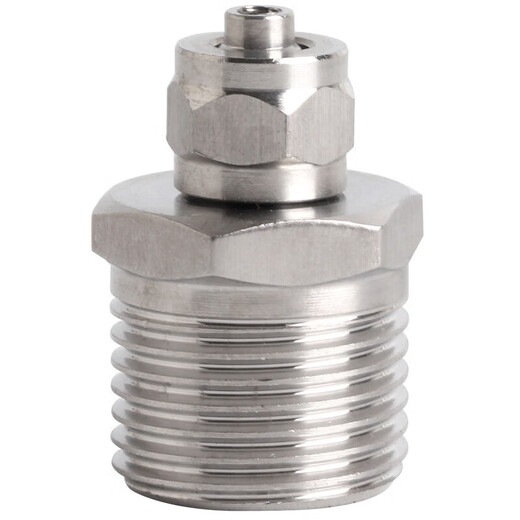 Water purifier 304 stainless steel joint turn 2 minutes direct tap faucet angle valve direct drinking water quick screw PE pipe accessories Steel 1049N6 point internal screw turn 2 point pipe