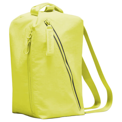 LululemonFastTrack10l Fashion Sports Zipper Ouverture et fermer le sac à dos en nylon Men and Women Couple Couple serpentin jaune serpentin jaune
