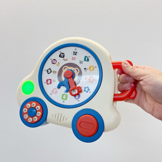 Juguetes de educación infantil de la primera infancia para niños Tiempo cognitivo tiempo cognitivo 0-1 años 2-3 años Aprendizaje de la iluminación Versión de la batería Música de educación en la primera infancia (versión en inglés)