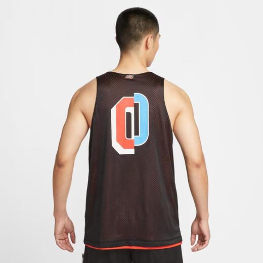 Nike (Nike) Problema estándar DRI-FIT Men Camiseta de baloncesto de doble lado seco para hombres IH9272-010 S