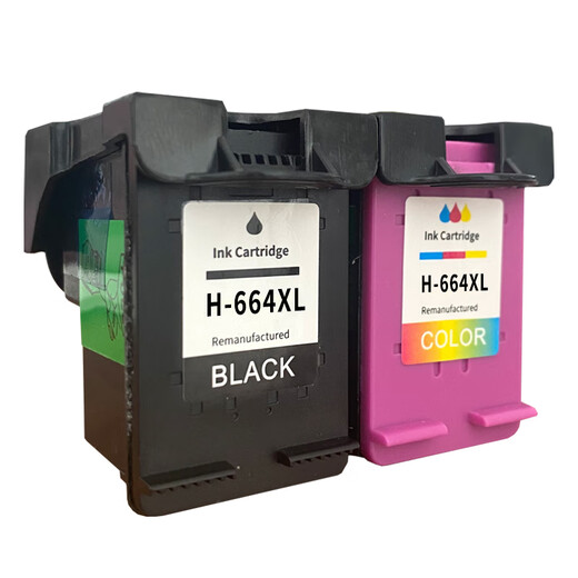 Mengxiang eignet sich für HP HP664 Tintenpatronen 2675 2677 2678 1118 2135 2138 3838 3776 [Empfohlen] HP664 Tintenpatronenschwarz -Farbset Schwarzer Farbset
