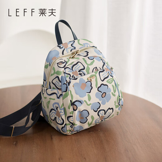 Leif Fashion imprimé Backpack Ins Style polyvalent de banlieue Voyage Backpack Art Flowers Cadeaux