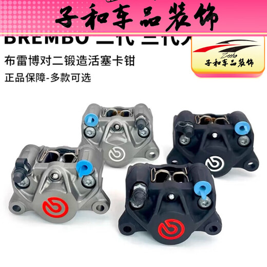 [1098 Personen sammeln] Brembo 3rd Generation bis zwei Kolben kleiner Krabbencreme -Bremssattel 9 E/N/M modifiziertes Grey Silver Crab (No Box)