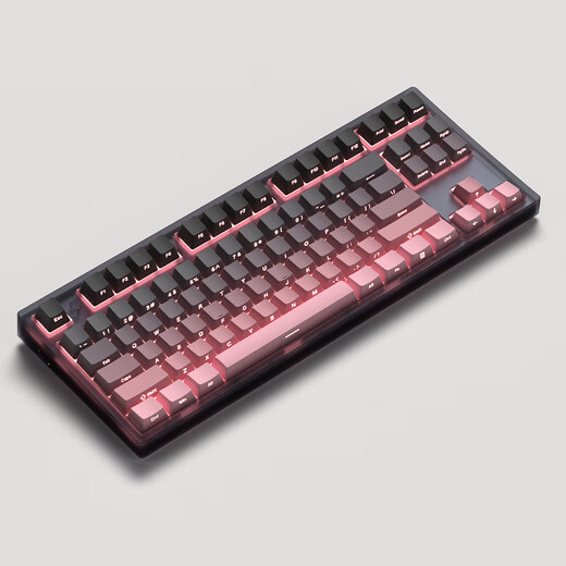 Belly Spirit (FLESPORTS) MK870 Blackberry side engraving Mechanical keyboard Wired wireless Bluetooth customized e-sports office silent axis Pearl white Scented side engraving (Pro version) BOX white axis x single mode (wired)