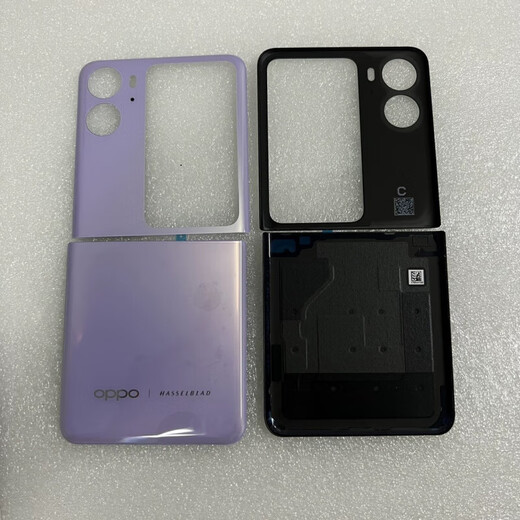 OPPO is suitable for folding 2 glass back covers and 2 mobile phone case upper covers Find_N2Flip lower cover (Muzi)
