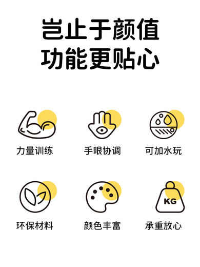 甜苗苗拍拍水垫儿童婴儿玩具宝宝引导早教防摔爬爬水垫大号踩水蒙氏感官 65*65cm深海灰鲸圆形